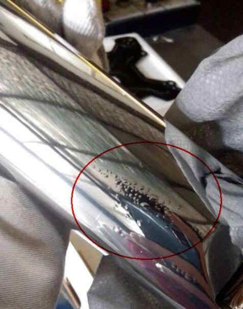 电镀不良示意图